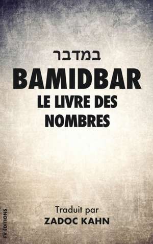 Bamidbar de Zadoc Kahn