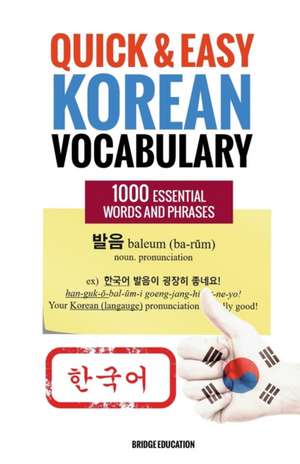 Quick and Easy Korean Vocabulary de Bridge Education