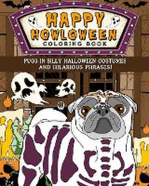 Pugs Happy Howloween Coloring Book de Paperland