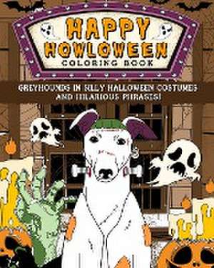 Greyhounds Happy Howloween Coloring Book de Paperland