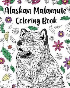 Alaskan Malamute Coloring Book de Paperland