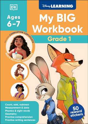 Disney Learning Big Workbook Grade 1 de Dk