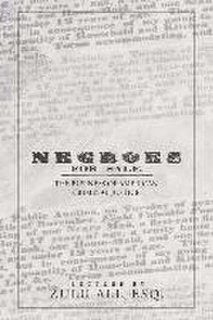 Negroes for Sale: The Business of American Criminal Justice de Zulu Ali