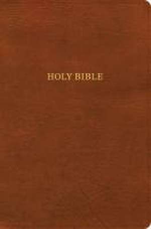 KJV Giant Print Reference Bible, Burnt Sienna Leathertouch de Holman Bible Publishers