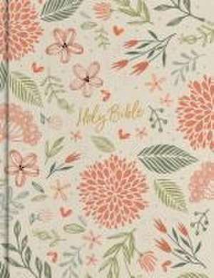 CSB Notetaking Bible, Expanded Reference Edition, Floral Cloth Over Board de Csb Bibles By Holman