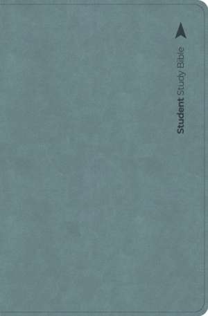 CSB Student Study Bible, Earthen Teal Suedesoft Leathertouch de Csb Bibles By Holman