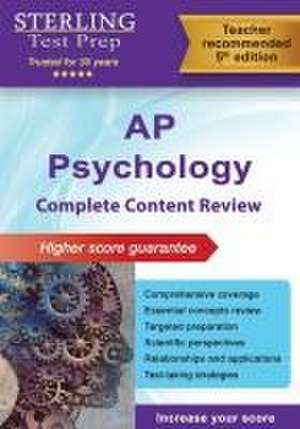 Sterling Test Prep AP Psychology de Sterling Test Prep