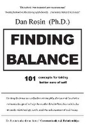 Rosin, D: Finding Balance