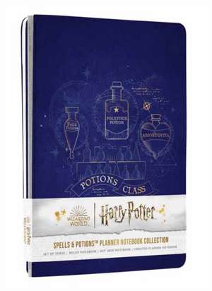 Harry Potter: Spells and Potions Planner Notebook Collection (Set of 3) de Insights