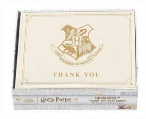 Harry Potter: Hogwarts Thank You Boxed Cards (Set of 30) de Insights