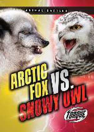 Arctic Fox vs. Snowy Owl de Nathan Sommer