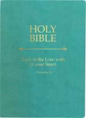 Kjver Holy Bible, Trust in the Lord Life Verse Edition, Large Print, Coastal Blue Ultrasoft de Whitaker House