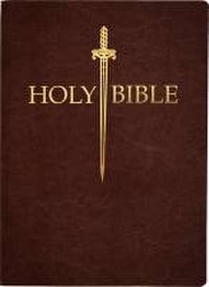 KJV Sword Bible, Large Print, Mahogany Genuine Leather, Thumb Index de Whitaker House