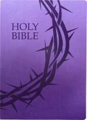 KJV Holy Bible, Crown of Thorns Design, Large Print, Royal Purple Ultrasoft de Whitaker House