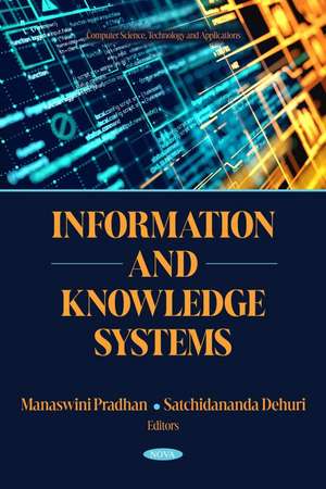 Information and Knowledge Systems de Manaswini Pradhan