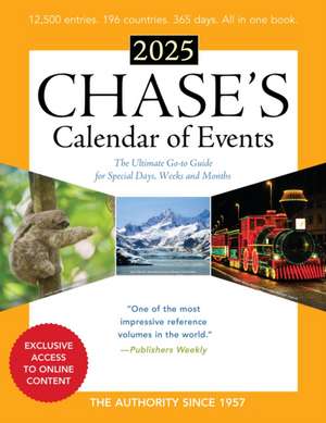 Chase's Calendar of Events 2025 de Editors Of Chase'S