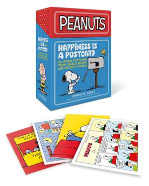 Peanuts: Happiness Is a Postcard: 50 Unique Postcards from Charlie Brown and Snoopy’s World de Charles Schulz
