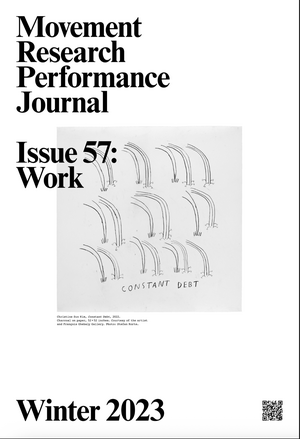 Movement Research Performance Journal #57: Work