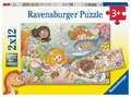 Ravensburger Kinderpuzzle - 05663 Kleine Feen und Meerjungfrauen - 2x12 Teile Puzzle für Kinder ab 3 Jahren