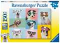 Ravensburger Kinderpuzzle - Witzige Hunde - 150 Teile Puzzle für Kinder ab 7 Jahren