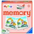 Ravensburger - 20877 - My first memory® Fahrzeuge, Merk- und Suchspiel mit extra großen Bildkarten für Kinder ab 2 Jahren