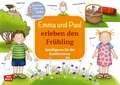 Emma und Paul erleben den Frühling. Erzählschienen-Figurenset