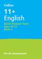 11+ English Quick Practice Tests Age 10-11 (Year 6) Book 3