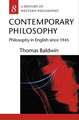 Contemporary Philosophy: Philosophy in English since 1945