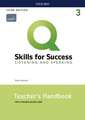 Q: Skills for Success: Level 3: Listening and Speaking Teacher's Handbook with Teacher's Access Card