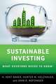 Sustainable Investing: What Everyone Needs to Know