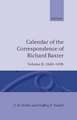 Calendar of the Correspondence of Richard Baxter: Volume II: 1660-1696