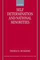 Self-Determination and National Minorities