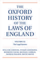 The Oxford History of the Laws of England, Volumes XI, XII, and XIII: 1820-1914