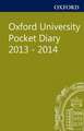 Oxford University Pocket Diary 2013-2014 HB