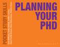 Planning Your PhD