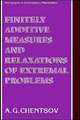 Finitely Additive Measures and Relaxations of Extremal Problems