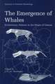 The Emergence of Whales: Evolutionary Patterns in the Origin of Cetacea