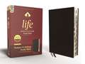 NIV, Life Application Study Bible, Third Edition, Bonded Leather, Black, Red Letter, Thumb Indexed