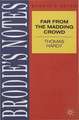 Hardy: Far from the Madding Crowd