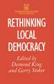 Rethinking Local Democracy