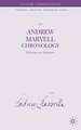 Andrew Marvell Chronology