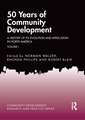 50 Years of Community Development Vol I: A History of its Evolution and Application in North America