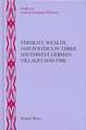 Fertility, Wealth, and Politics in Three Southwest German Villages, 1650-1900