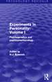 Experiments in Personality: Volume 1: Psychogenetics and Psychopharmacology