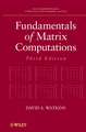 Fundamentals of Matrix Computations 3e