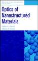 Optics of Nanostructured Materials