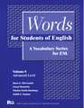 Words for Students of English, Volume 8: A Vocabulary Series for ESL