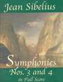 Symphonies Nos. 3 and 4 in Full Score