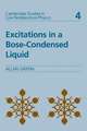 Excitations in a Bose-condensed Liquid