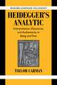 Heidegger's Analytic: Interpretation, Discourse and Authenticity in Being and Time